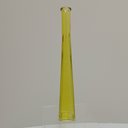 Ver imagem 4 de Vaso Decorativo de Vidro Amarelo 30x5x5cm Enfeite Sala Mesa Estante Aparador