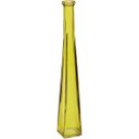 Ver imagem 1 de Vaso Decorativo de Vidro Amarelo 30x5x5cm Enfeite Sala Mesa Estante Aparador