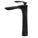 Ver imagem 1 de Torneira Alta Banheiro Misturador Preta Fosco Moderna Luxo