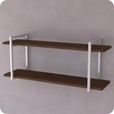Ver imagem 3 de Prateleira Estilo Industrial Banheiro Parede Gnd Bm 100cm