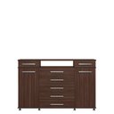 Ver imagem 5 de Guarda Roupa Casal Flash 2 com Cômoda London Café - Demóbile