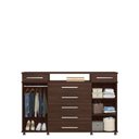 Ver imagem 6 de Guarda Roupa Casal Flash 2 com Cômoda London Café - Demóbile