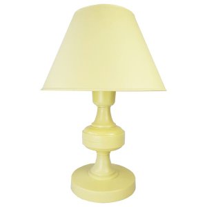 Abajur Infantil Baby Menina Menino Luminária para Quarto de Bebê - Cor Amarelo