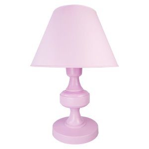 Abajur Infantil Baby Menina Luminária para Quarto de Bebê - Cor Rosa