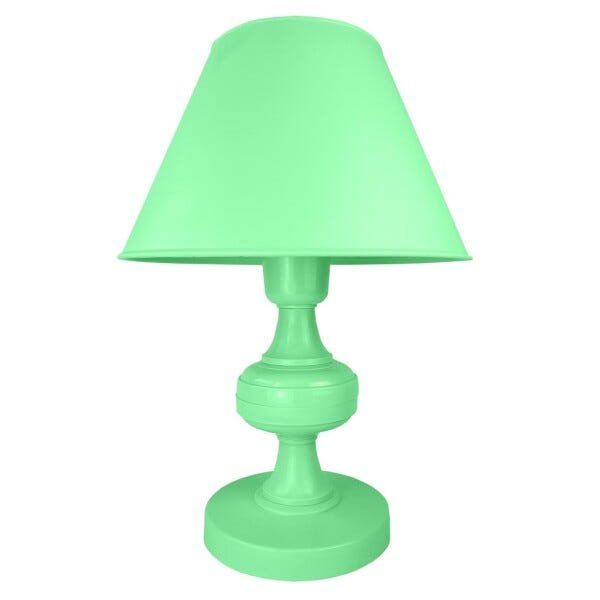 Abajur Infantil Baby Menino Luminária para Quarto de Bebê - Cor Verde