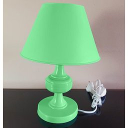 Abajur Infantil Baby Menino Luminária para Quarto de Bebê - Cor Verde - 5