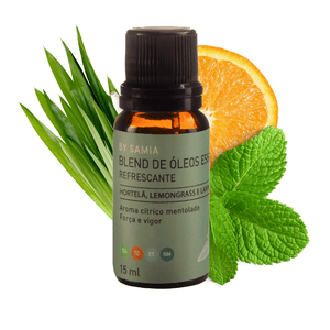 Blend de Óleos Essenciais Refrescante - By Samia - 15ml