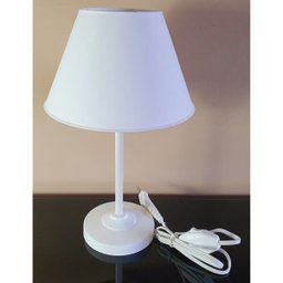 Abajur Infantil Slim Menina Ou Menino Luminária para Quarto de Bebê - Cor Branco - 3