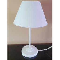 Abajur Infantil Slim Menina Ou Menino Luminária para Quarto de Bebê - Cor Branco - 4
