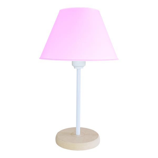 Abajur Infantil Momy Menina Luminária para Quarto de Bebê - Cor Rosa - 1