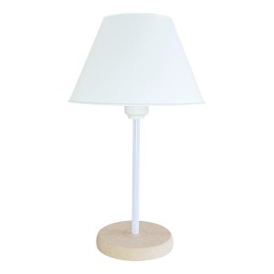 Abajur Infantil Momy Menina Menino Luminária para Quarto de Bebê - Cor Branco