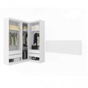 Ver imagem 2 de Guarda-Roupa Modulado Casal 4 Peças Módena Xi Demóbile
