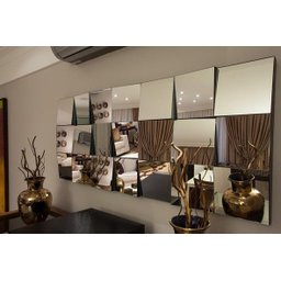 Espelho Decorativo Designer Bronze Médio - 2