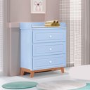 Ver imagem 1 de Comoda Infantil Trocador Natan Tuboarte 100% em Mdf