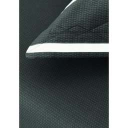 Jogo de Cama Casal Karsten 180 Fios Percal Algodão Tomaz Preto e Branco - 4