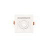 Spot de Embutir Recuado Taschibra Conecta para Lâmpada Mr16 Quadrado Branco - 2