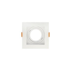 Spot de Embutir Recuado Taschibra Conecta para Lâmpada Mr16 Quadrado Branco