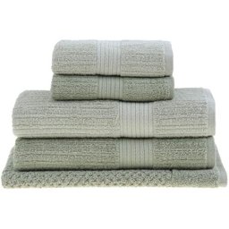 Jogo de Toalhas Banho Buddemeyer Fio Penteado Canelado VERDE 1155/3036 - 1