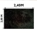 Ver imagem 6 de Tapete Felpudo Sala Quarto e Escritório Antiderrapante Fofo Casa Dona 140x200cm Preto