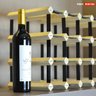 Adega Rack Para 30 Garrafas de Vinho - Madeira e Metal - 6