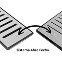 Ver imagem 4 de Ralo Abre Fecha Externo 14 Cm X 49,5 Cm Coletor Saída Central para Baixo 100mm