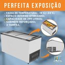 Ver imagem 3 de EXPOSITOR HORIZONTAL METALFRIO 388L 127V 2 PORTAS BRANCO (NF40)