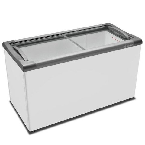 EXPOSITOR HORIZONTAL METALFRIO 388L 127V 2 PORTAS BRANCO (NF40)
