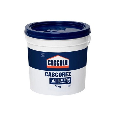 Cola Adesiva PVA Cascola Cascorez Extra 5kg Branco