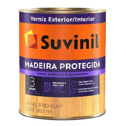 Verniz Marítimo Suvinil Madeira Protegida Brilho 900Ml - 1
