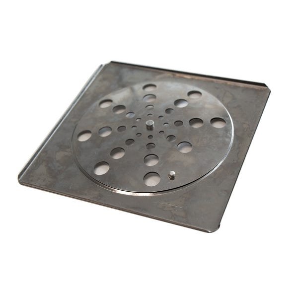 3x Grelhas + 3x Porta Grelhas Quadrado 15x15 Inox GPQ1503 - 4