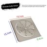 5x Grelhas Quadradas 15x15cm para Ralo Inox Anti Odor Gq1505 - 2