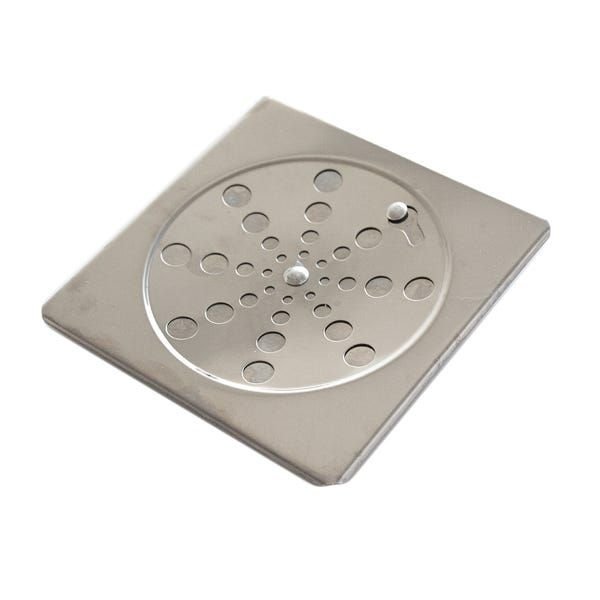 5x Grelhas Quadradas 15x15cm para Ralo Inox Anti Odor Gq1505 - 1