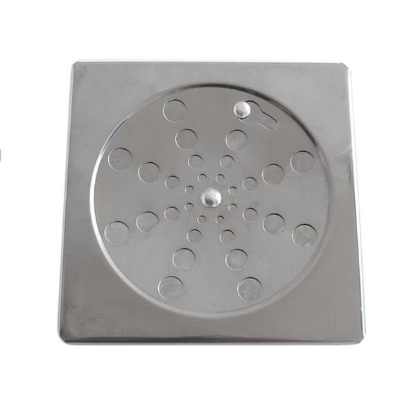 5x Grelhas Quadradas 15x15cm para Ralo Inox Anti Odor Gq1505 - 3
