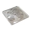 3x Grelhas Quadradas 10x10cm para Ralo Inox Anti Odor Gq1003 - 3