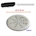 Ver imagem 2 de 3x Grelhas Redondas 150mm para Ralo Inox Anti Odor Gr1503