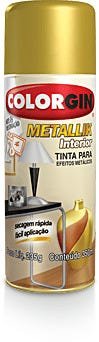 Tinta Spray Metalica Colorgin Metállik 400ml Verde Amazonia - 1