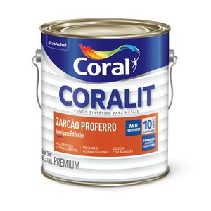 Zarcão Proferro Coral Coralit 3,6L Laranja
