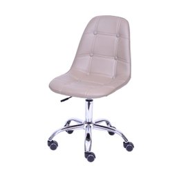 Cadeira DKR Botone Fendi Base Rodizio - 1