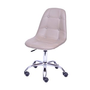 Cadeira DKR Botone Fendi Base Rodizio
