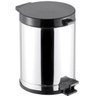 Lixeira Viel Inox, 10,5 Litros, com Tampa, Preto - 3565 - 1