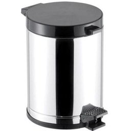 Lixeira Viel Inox, 10,5 Litros, com Tampa, Preto - 3565 - 2