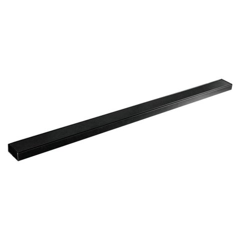 Grelha Ralo Linear Pluvial em Alumínio 50x6,5cm Kazan Preto