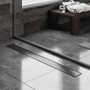 Ver imagem 2 de Grelha Ralo Linear Pluvial em Alumínio 50x6,5cm Kazan Preto