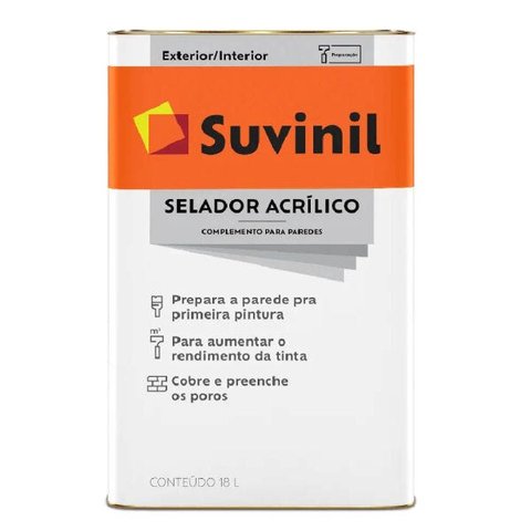 Selador Acrílico Suvinil 18L Branco