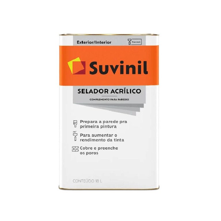 Selador Acrílico Suvinil 18L Branco