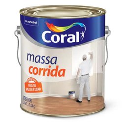 Massa Corrida PVA Coral 6kg Branco - 1