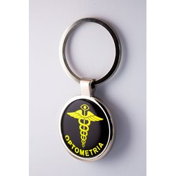 Chaveiro Profissão Optometria Oftamologia - Dourado - 4