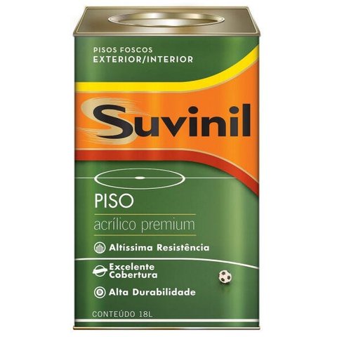Tinta Piso Suvinil 18L Vermelho