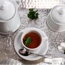 Ver imagem 5 de Jogo de 8 Xicaras de Cha Bar Hotel com Pires Porcelana