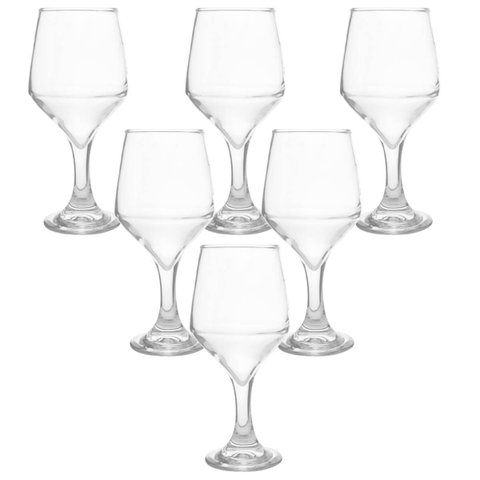 Conjunto 6 Taças Vidro Sylus Buffet Suco Água Vinho 300ml